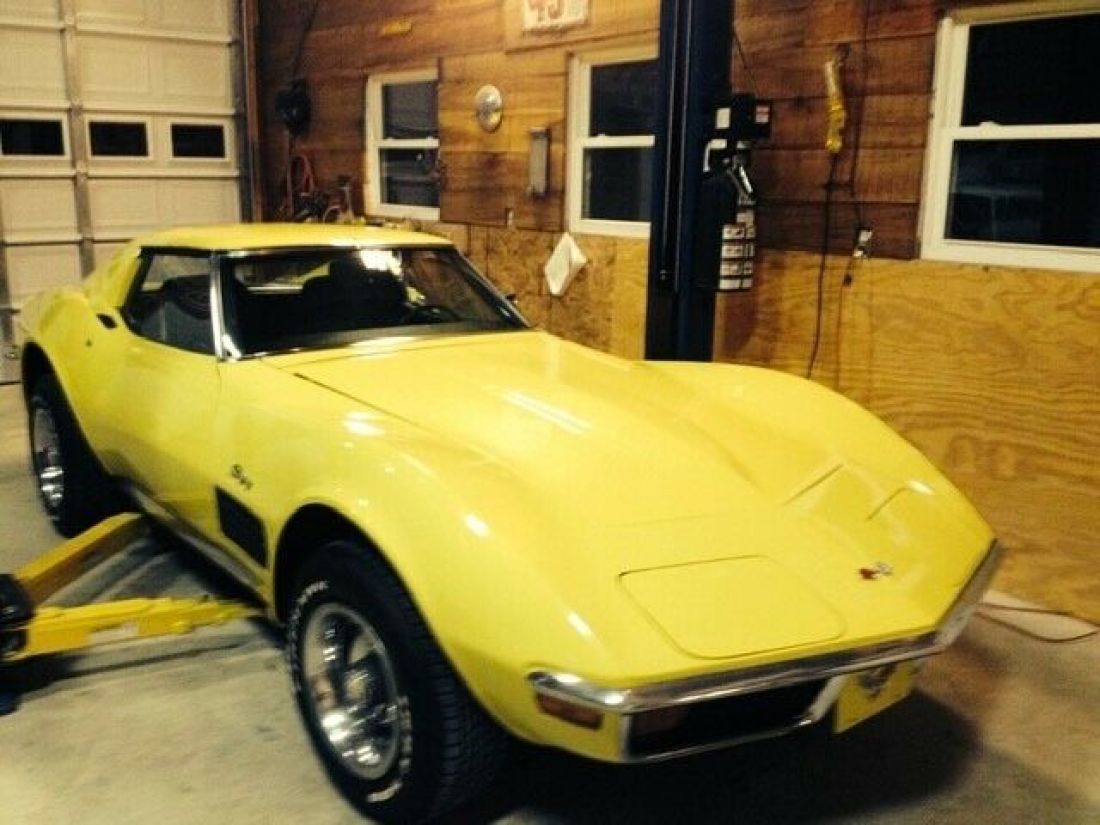 1972 Chevrolet Corvette T-top car. last year for chrome bumper car ! excellent ! 1972 Chevrolet Corvette t-tops