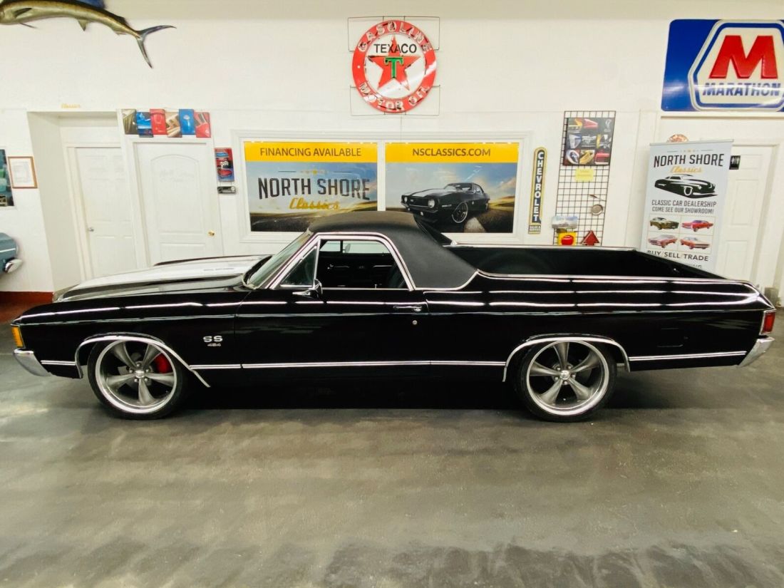 1972 Chevrolet El Camino -SUPER SPORT TRIBUTE - 454 ENGINE - TUXEDO BLACK - - photo 3