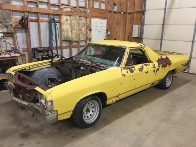 1972 Chevrolet El Camino Custom - 350V8 Auto PS PB A/C Mohave Gold w/Black Int 1972 Chevrolet El Camino