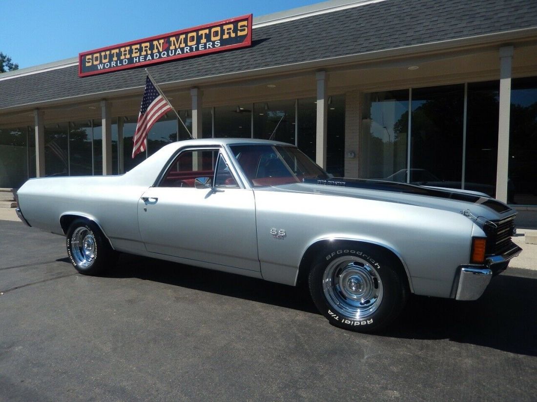 1972 Chevrolet El Camino Rotisserie Restored 454 ci A/C tach & gauges 1972 Chevrolet El Camino