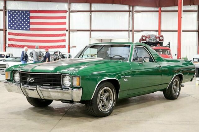 1972 Chevrolet El Camino SS 93945 Miles Sequoia Green Pickup Truck V8 4-Speed Ma 1972 Chevrolet El Camino SS