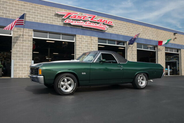 1972 Chevrolet El Camino SS396 Numbers Matching 396 V8 Factory A/C Correct Color 1972 Chevrolet El Camino SS396 With A/C