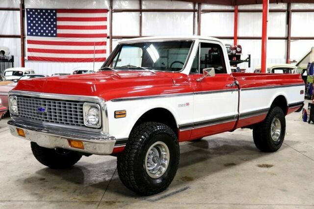 1972 Chevrolet K-10 85429 Miles Red and White Pickup Truck 350cid V8 Automatic 1972 Chevrolet Other Pickups --