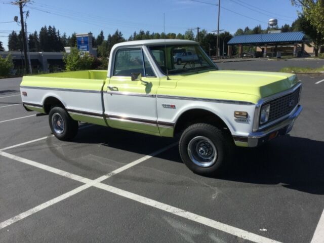 1972 Chevrolet K-10, Cheyenne trimmed 4wd 1/2 ton with working factory AC 1972 Chevrolet K-10 Cheyenne K10 4wd