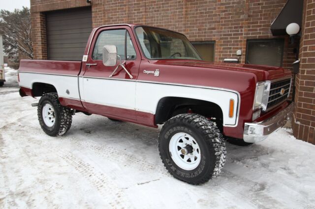 1976 Chevrolet C/K Pickup K-10 Cheyenne 4x4 - Short Bed - photo 8