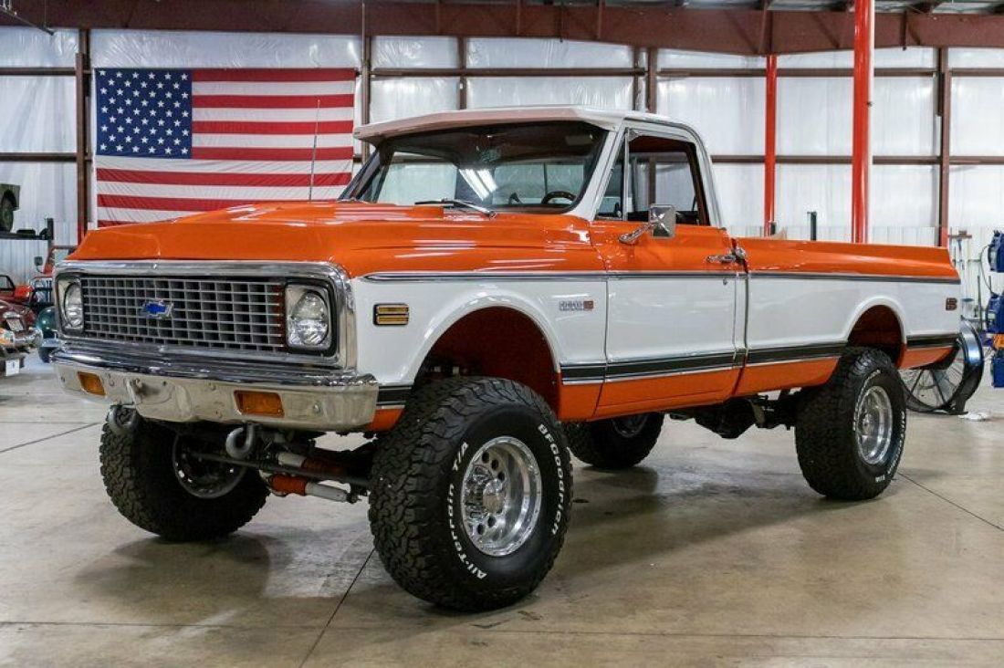 1972 Chevrolet K-20 Cheyenne 79593 Miles Hugger Orange Pickup Truck 350ci V8 Aut 1972 Chevrolet Other Pickups Cheyenne