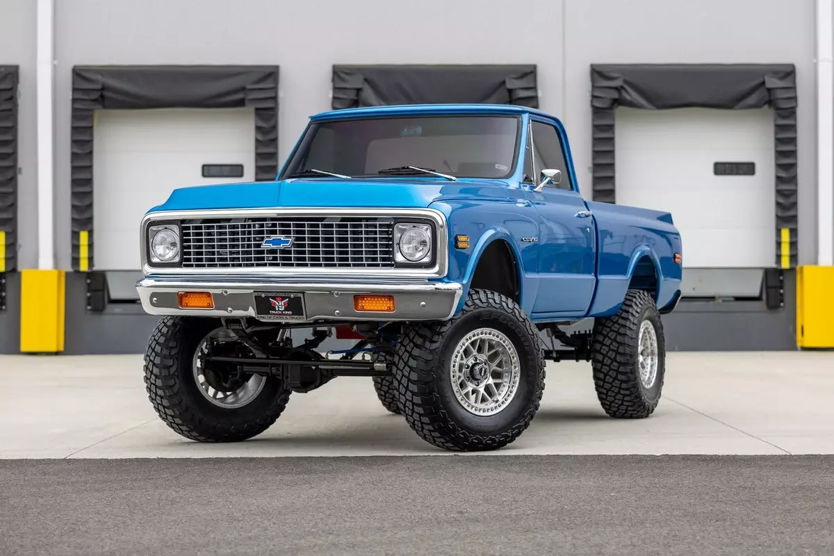1972 CHEVROLET K10 4X4 FACTORY SHORTBED COMPLETE ROTISSERIE FRAME OFF RESORATION 1972 Chevrolet K-10