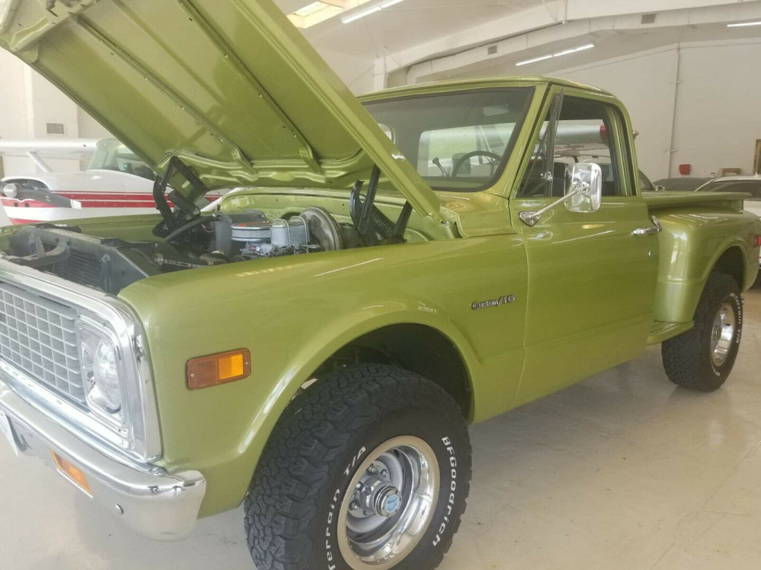 1972 Chevrolet K10 4x4 Stepside Frame Off Restore NON AC 350 Auto 1972 Chevrolet K10 Pickup