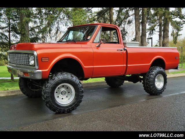 1972 Chevrolet C/K Pickup 3500 K20 383 Holley EFI Sniper Carb 35" Super Swampers - photo 2