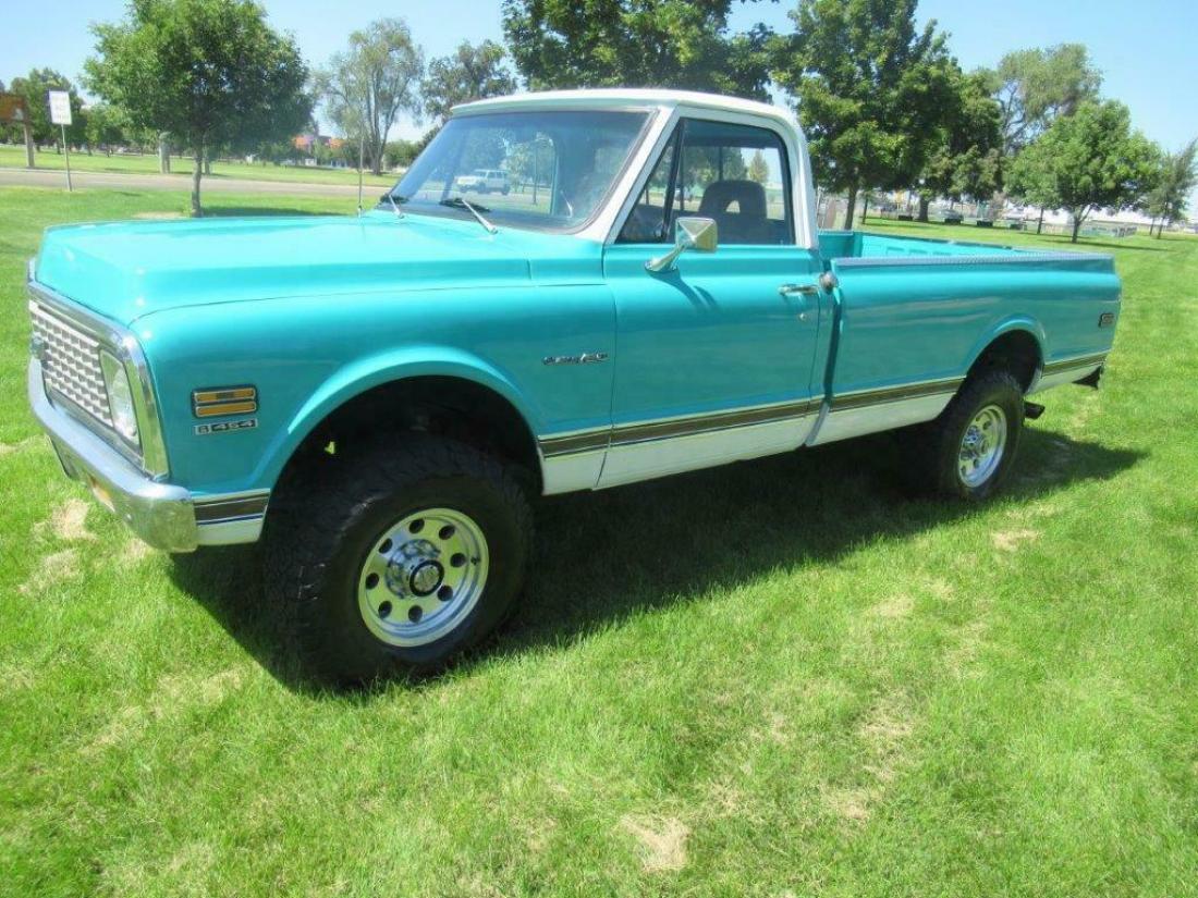 1972 Chevrolet K20 4x4 Pickup 3/4 Ton - NICE - Rust Free - FRESH PAINT! 1972 Chevrolet C/K Pickup 2500 K20 Custom