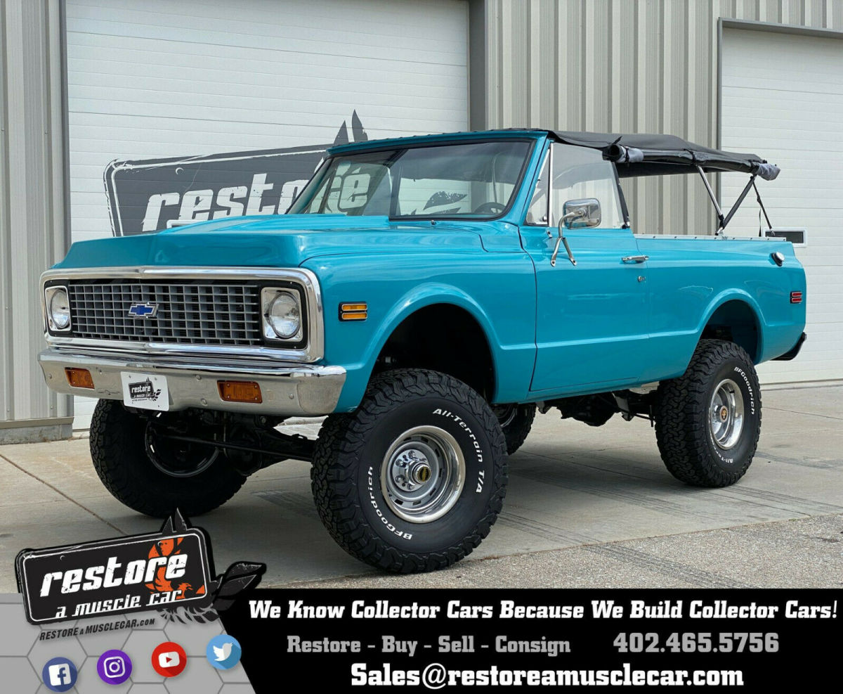 1972 Chevrolet K5 Blazer - 4x4, 350ci, Auto, Frame-off Restored, Soft Top 1972 Chevrolet Blazer K5 Blazer 4x4 350ci Auto, Fully Restored Soft Top