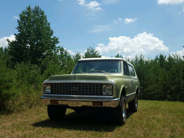 1972 Chevrolet K5 Blazer CST Factory Air Tilt Auto C10 k10 patina 4wd 4x4 1972 Chevrolet Blazer CST