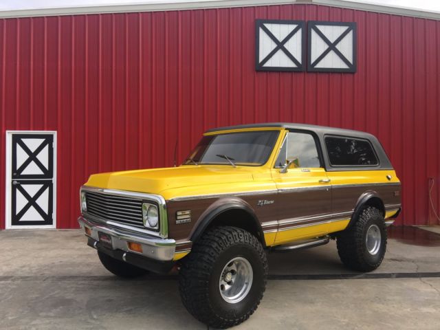 1972 Chevrolet K5 Blazer Lifted Big Block Cheyenne Wood-grain Trim TRADES 1972 Chevrolet Blazer