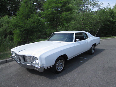 1972 CHEVROLET MONTE CARLO, 350 4BBL, BUCKET SEATS CONSOLE 1972 Chevrolet Monte Carlo