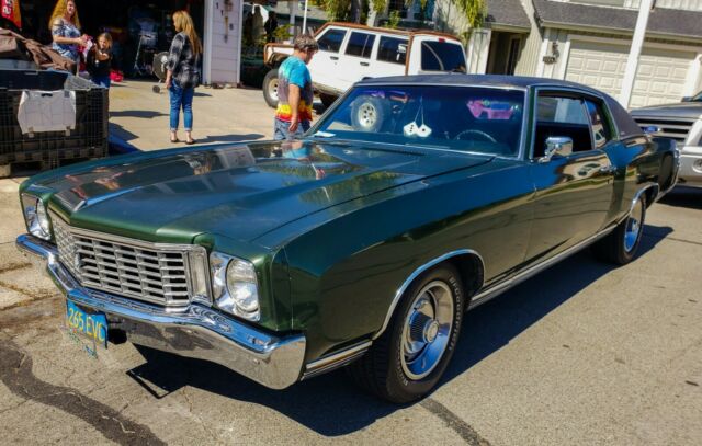 1972 Chevrolet Monte Carlo 350 Factory Air Original 350 Turbo 350 Rally Wheels 1972 Chevrolet Monte Carlo Bench Seat