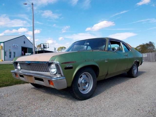1972 Chevrolet Nova 2 Door Coupe, MACHING 350 V8, Automatic 3-Speed, PS PB 1972 Chevrolet Nova