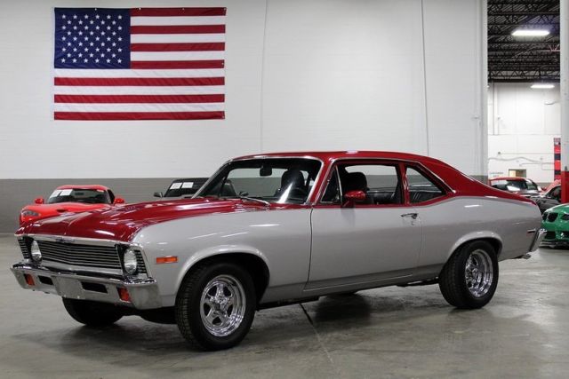 1972 Chevrolet Nova 33177 Miles Gray and Red Coupe 350ci V8 3 Speed Automatic 1972 Chevrolet Nova --