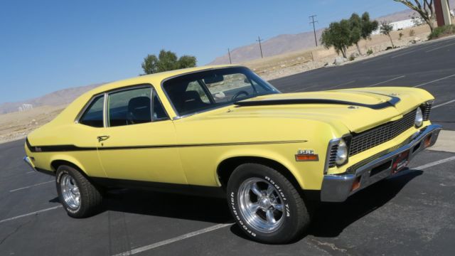 1972 Chevrolet Nova 396 4 SPEED! VAN NUYS CA BUILT! P/S! DISC! CLEAN!! - photo 2