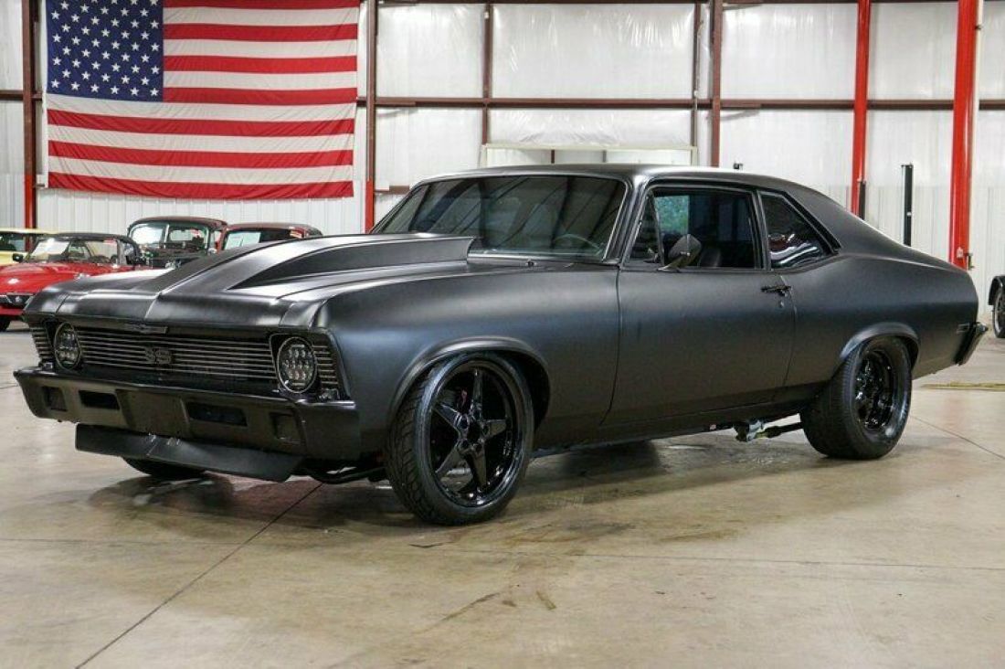 1972 Chevrolet Nova SS 85803 Miles Matte Black Coupe 355ci V8 Manual 1972 Chevrolet Nova SS