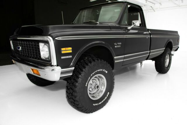 1972 Chevrolet Pickup K10,Black/Houndstooth,454 - photo 8