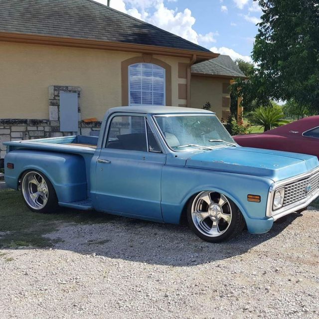 1972 CHEVROLET STEPSIDE C10 AIR RIDE CUSTOM HOT ROD PATINA CRUISER 1972 Chevrolet C-10