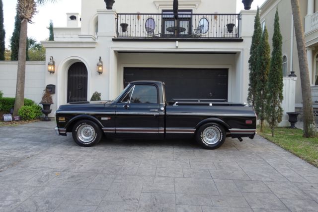 1972 Chevrolet Super Cheyenne, Crate ZZ4 engine, Weiand 671 Blower, AC, Restored 1972 Chevrolet C-10 super cheyenne