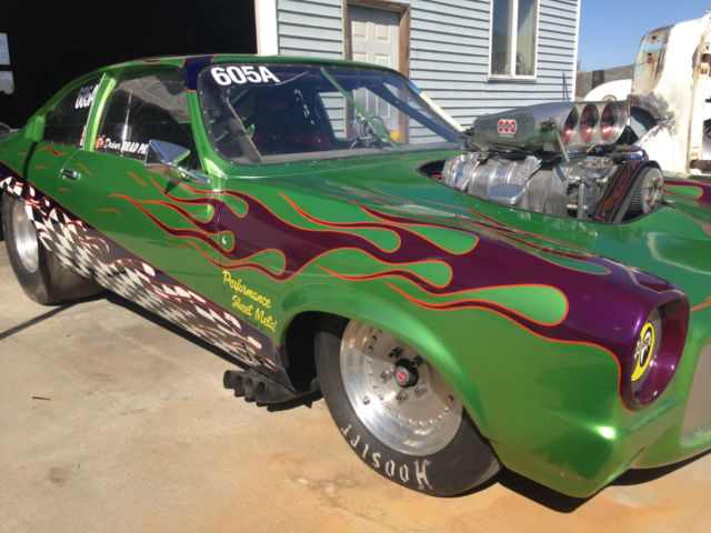 1972 Chevrolet Vega Pro Street Drag Car 502 blown bbc 8.50 cert 110" wheelbase 1972 Chevrolet Other