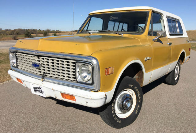 1972 Chevy Blazer K5 4x4 3-Speed Texas Survivor 1972 Chevrolet Blazer