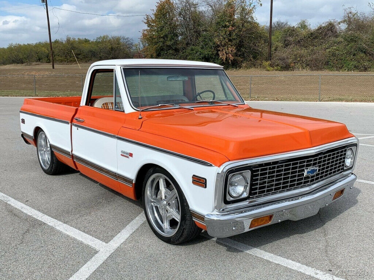 1972 Chevrolet C-10 Cheyenne Super C-10 LS, 4L60, AC, Short Bed - photo 3