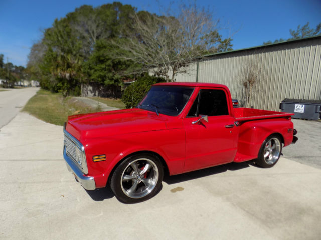 1972 Chevy C 10 Step Side Pick up. Over 50 k invested 454 auto Show quality Rare 1972 Chevrolet C-10 C 10 Step Side