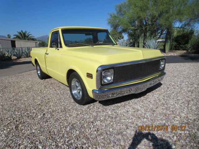 1972 Chevy C10 Pick Up AC, Tilt, Leather, Auto Meter Gauges, Radio w/IPod 1972 Chevrolet C10