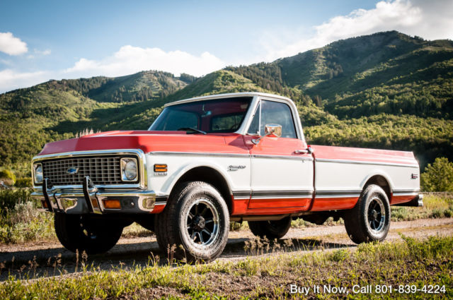 1972 Chevy C20, SHORT BED, 540HP 454 SHOP TRUCK, FRAME UP RESTORE, NEW COLD A/C 1972 Chevrolet C-10 Chevy C20 540HP 454 V8 SHOP TRUCK COLD A/C GMC C20