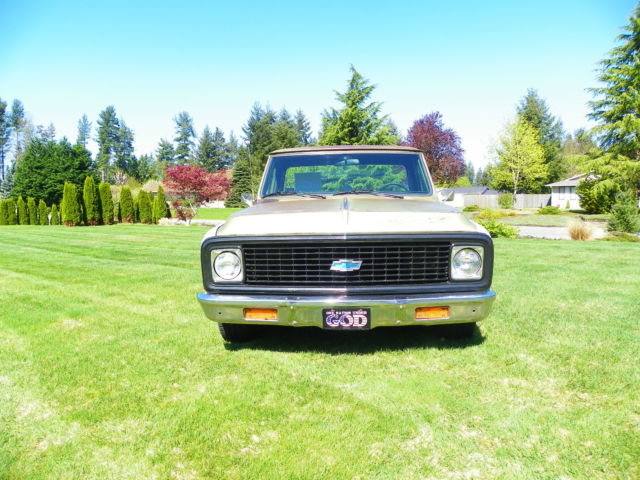 1972 CHEVY CHEVROLET C-10 C 10 PICK UP TRUCK SHORT BED STEP SIDE RUNS GREAT!! 1972 Chevrolet C-10