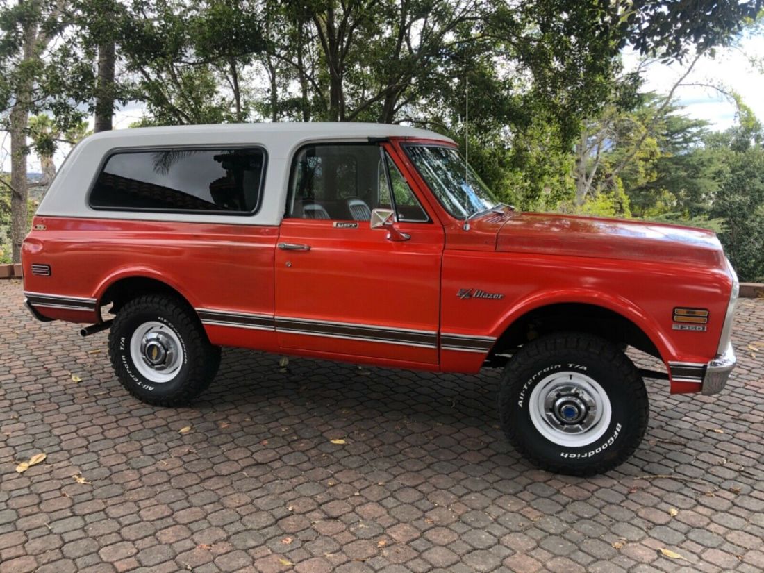 1972 CHEVY CST BLAZER 4X4 ALL ORIGINAL #s MATCH LOTS OF OPTIONS COLD AC CALI 1972 Chevrolet Blazer CST 4X4