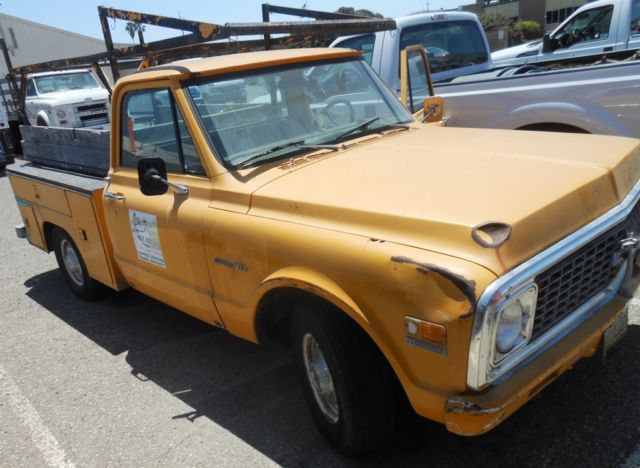 1972 Chevy Custom C-10 Utility Truck w/ Rack - RTAuctions** 1972 Chevrolet C-10 Utility w/ Rack
