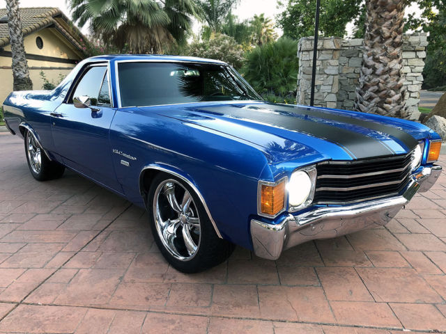 1972 CHEVY EL CAMINO RESTO MOD - STUNNING RESTORATION - SEE VIDEO - NO RESERVE 1972 Chevrolet El Camino