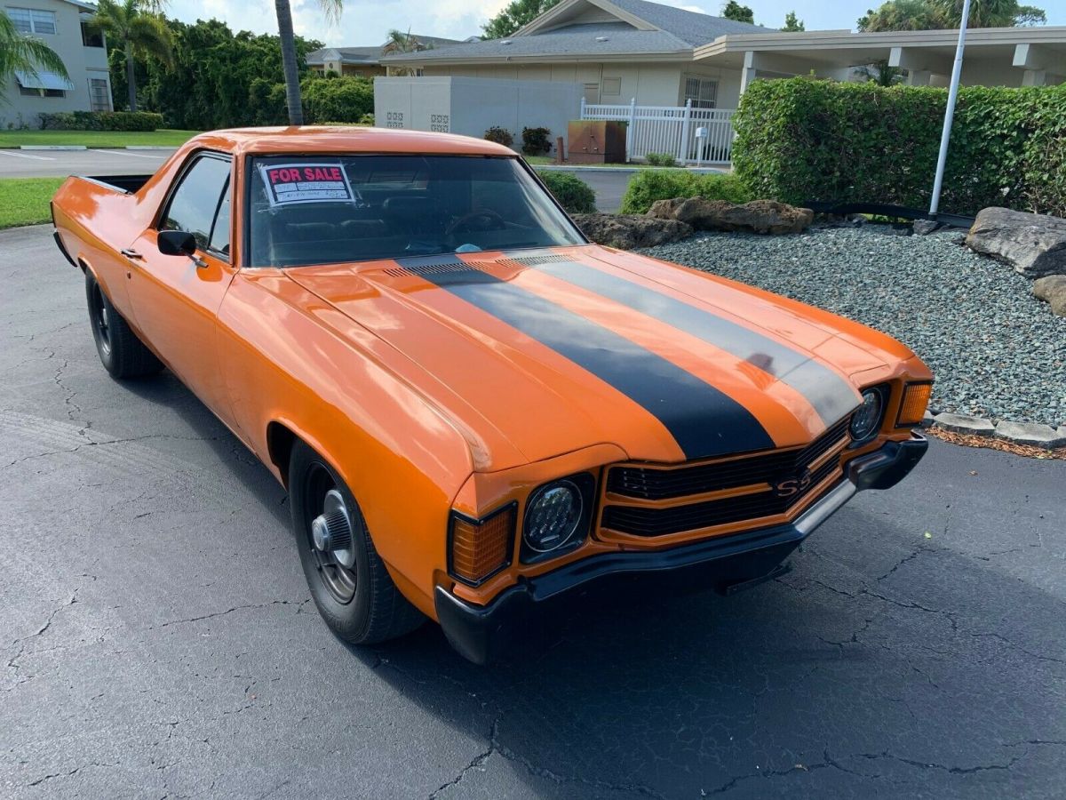 1972 Chevy El Camino SS 350, D code on Vin, 350 Turbo Transmission 1972 Chevrolet El Camino
