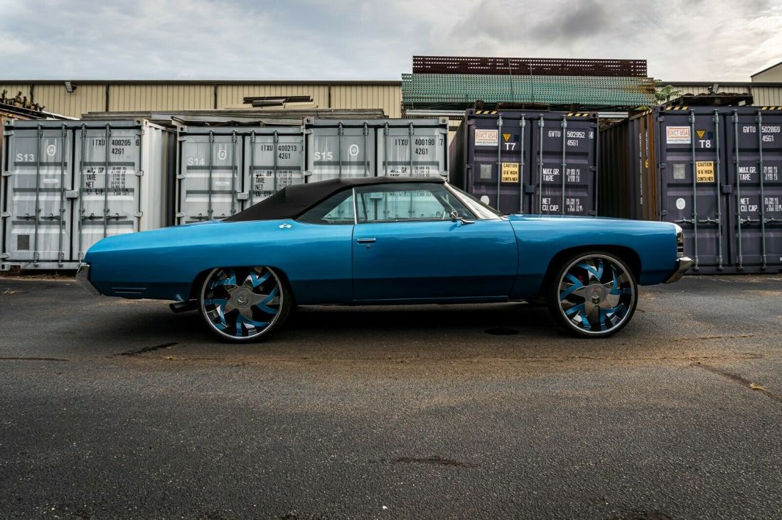 1972 Chevy Impala Convertible Donk LS Engine 1972 Chevrolet Impala