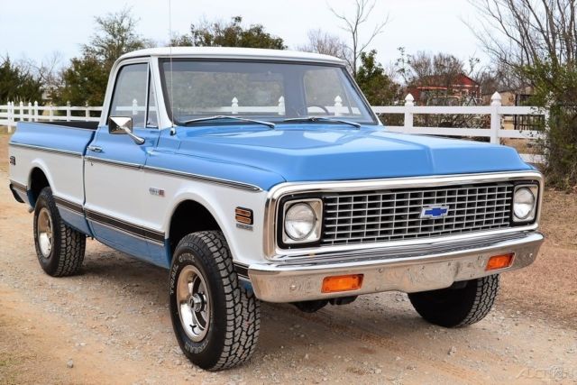 1972 Chevrolet C-10 1972 Chevy K-10, C-10 Pickup Truck, 4WD Short Bed, Cheyenne - photo 4