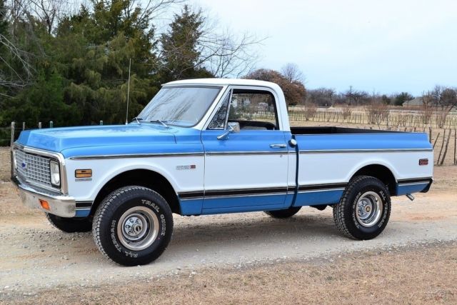 1972 Chevrolet C-10 1972 Chevy K-10, C-10 Pickup Truck, 4WD Short Bed, Cheyenne - photo 5