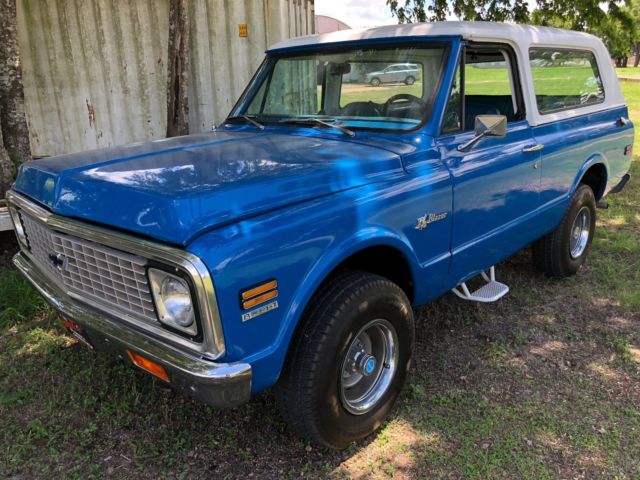 1972 Chevy K-5 Blazer 4WD 1972 Chevrolet Blazer K5 Blazer 4WD