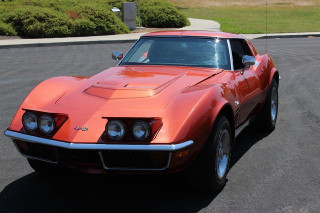 1972 Corvette LT-1 Factory Air Conditioned Equipped Car Numbers Matching 1/240 1972 Chevrolet Corvette LT-1