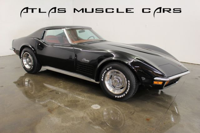 1972 Corvette #s matching 350 auto power windows AC tilt telescope 1972 Chevrolet Corvette Numbers matching 350 engine power windows