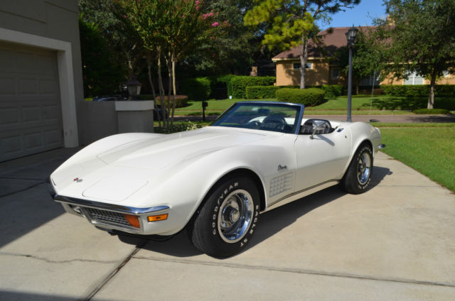 1972 Corvette Stingray Convertible- Numbers Matching 1972 Chevrolet Corvette Base