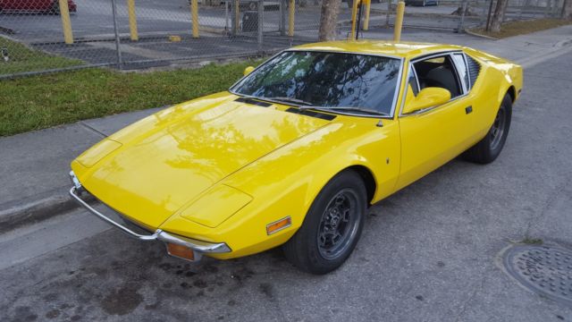 1972 Detomaso pantera metal bumpers 1972 De Tomaso Pantera