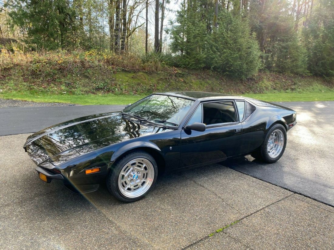 1972 DeTomaso Pantera Pre L model, Black on Black no rust frame off restoration 1972 De Tomaso Pantera Pre L model