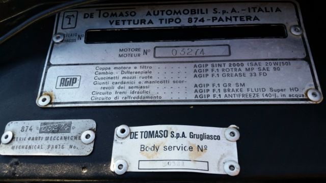 1972 De Tomaso Pantera - photo 11