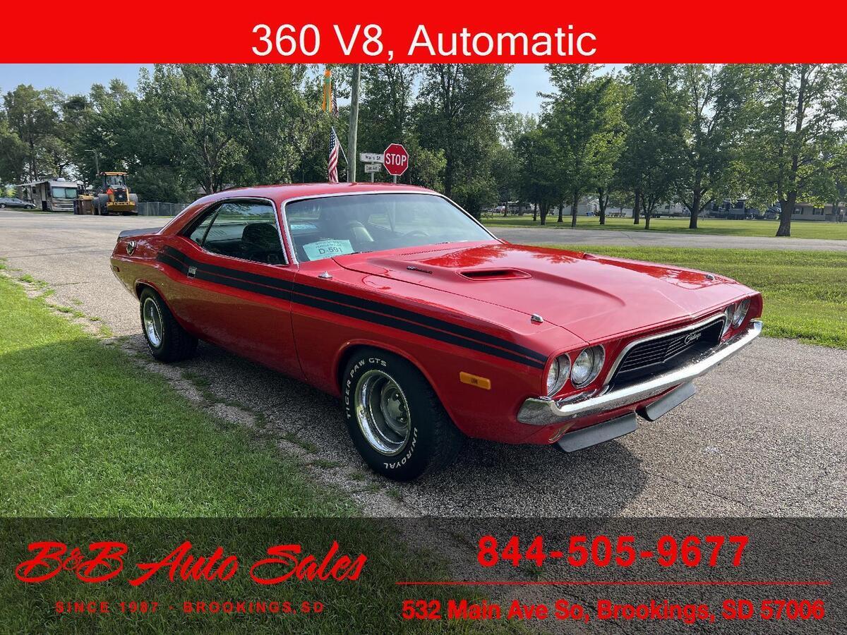 1972 Dodge Challenger 100000 Miles Red 360 8 Cyl Auto 1972 Dodge Challenger