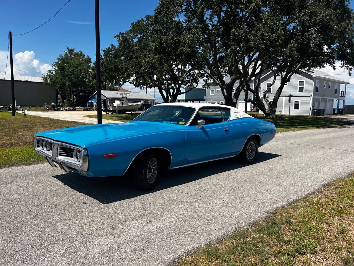 1972 Dodge Charger Coupe Blue RWD Automatic 1972 Dodge Charger