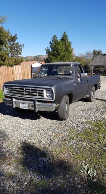 1972 Dodge D100 Pickup 1972 Dodge Other Pickups Custom
